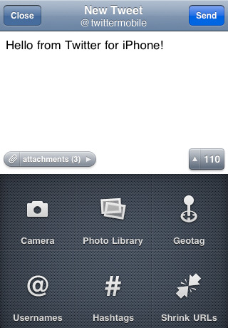 Twitter for iPhone